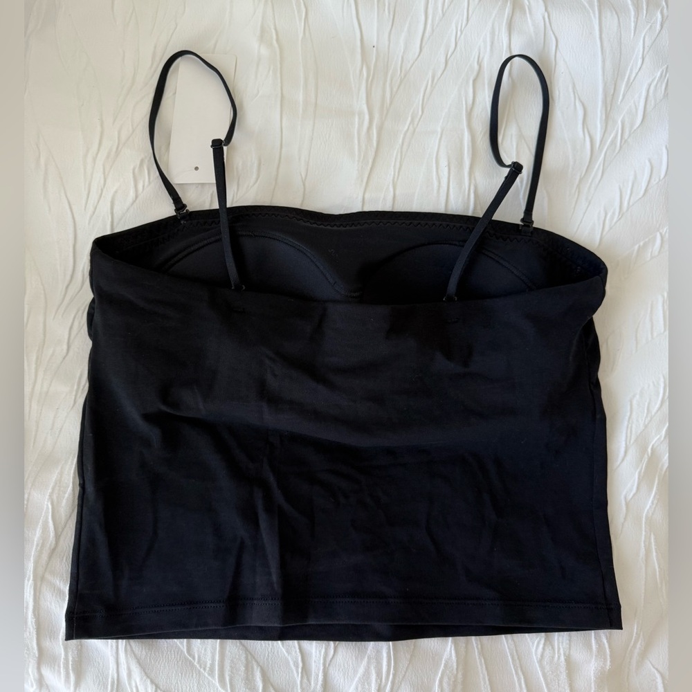 NEW WITH TAGS Uniqlo Airism Cotton Cropped Bra Tube Top - Picture 3 of 4